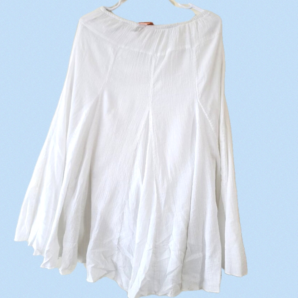 Hearts of Palm Petite White Skirt